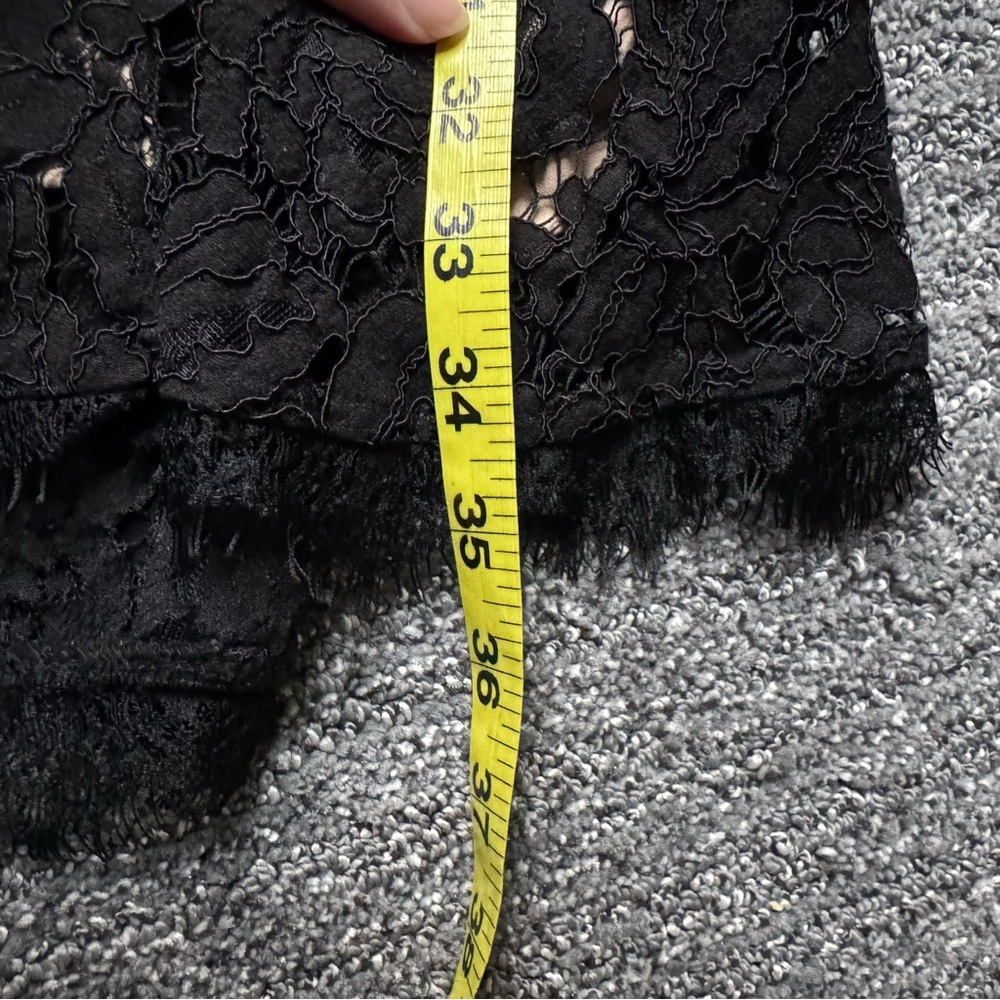 Heartloom Black and Nude Lace Dress Sz M Party Formal Minimalist Chic Whimsygoth - Picture 10 of 10